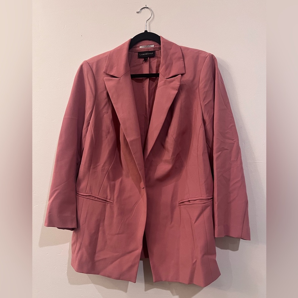 Lane Bryant Dusty Rose Blazer